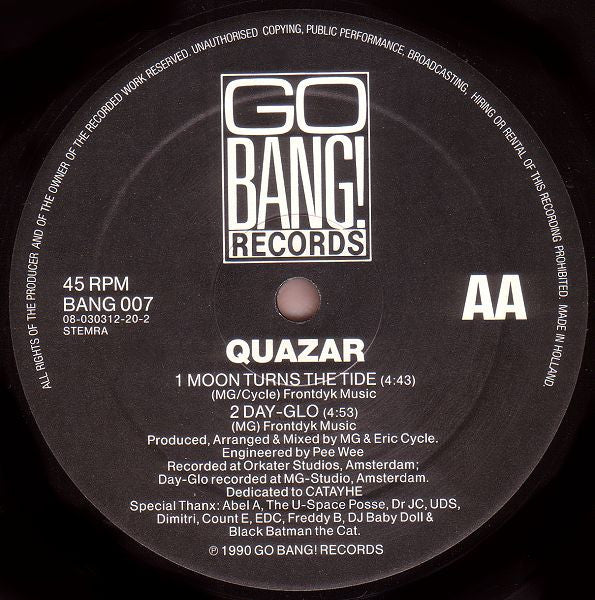 Quazar : The Seven Stars (12")