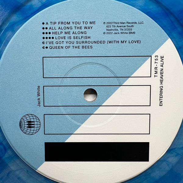 Jack White (2) : Entering Heaven Alive (LP, Album, Ltd, Blu)