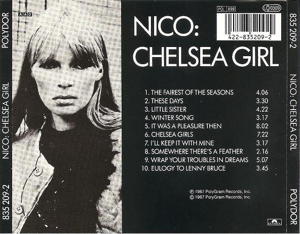 Nico (3) : Chelsea Girl (CD, Album, RE)
