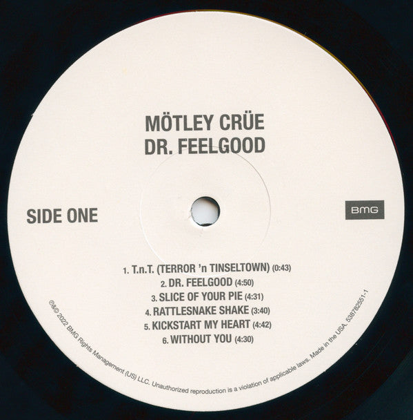 Mötley Crüe : Dr. Feelgood (LP, Album, RE, RM, 40t)