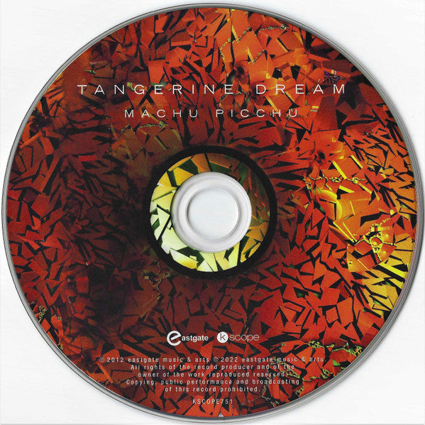 Tangerine Dream : Machu Picchu (CD, Album, RE)