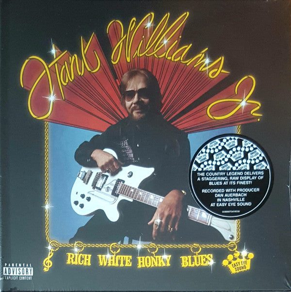 Hank Williams Jr. : Rich White Honky Blues (CD, Album)