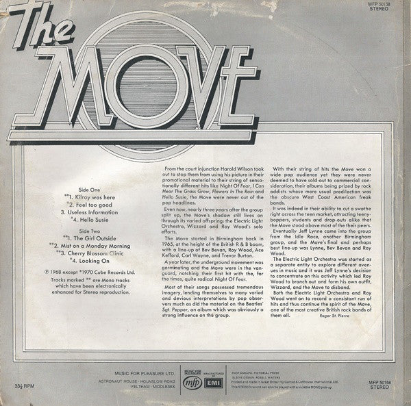 The Move : The Move (LP, Comp)