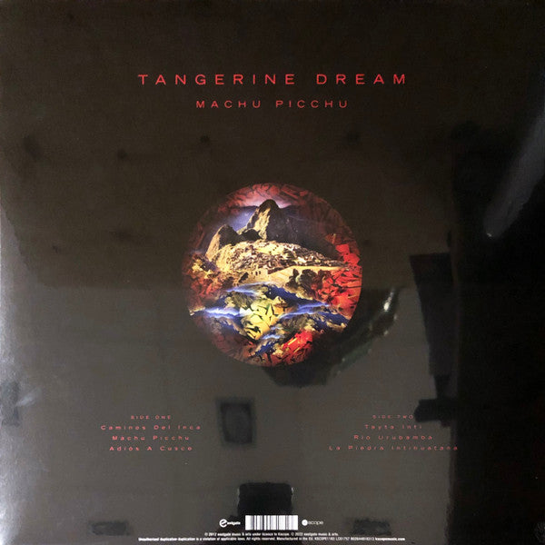 Tangerine Dream : Machu Picchu (LP, Album, RE)