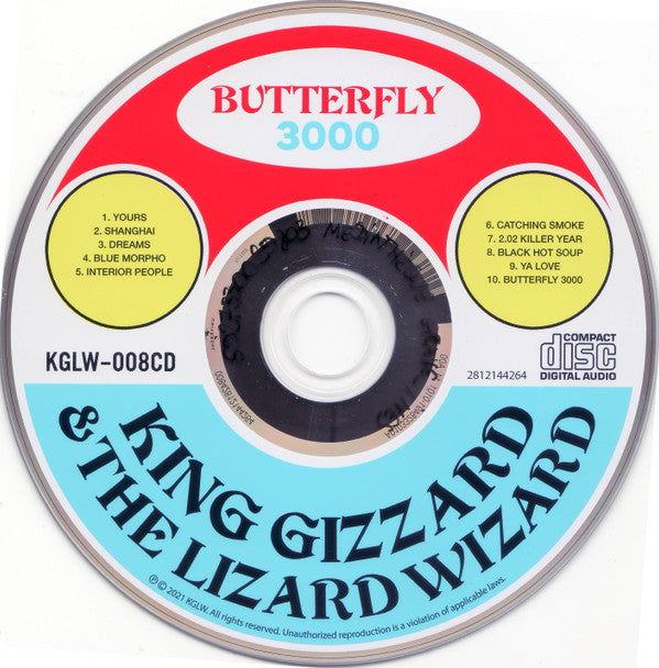 King Gizzard And The Lizard Wizard : Butterfly 3000 (CD, Album)