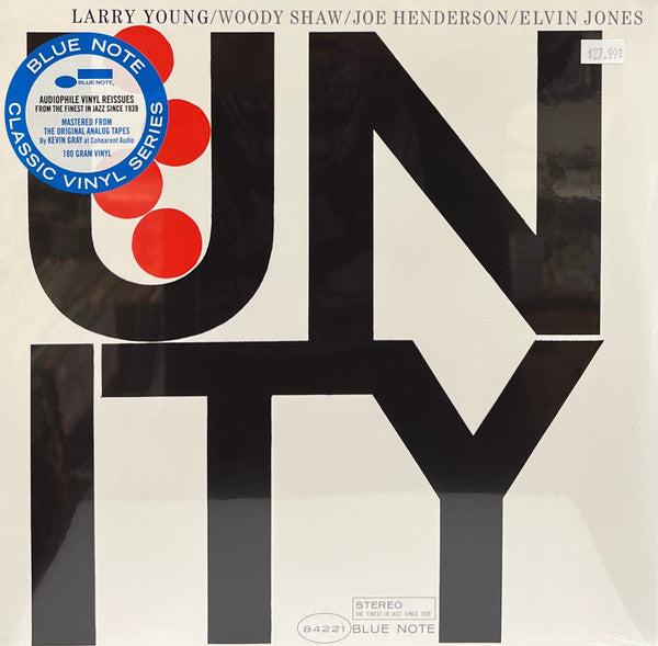 Larry Young : Unity (LP, Album, RE, 180)