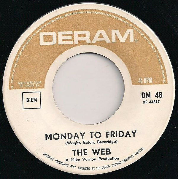 The Web : Monday To Friday (7", Single)
