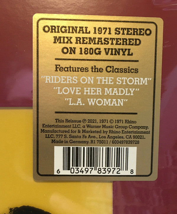 The Doors : L.A. Woman (LP, Album, RE, RM)