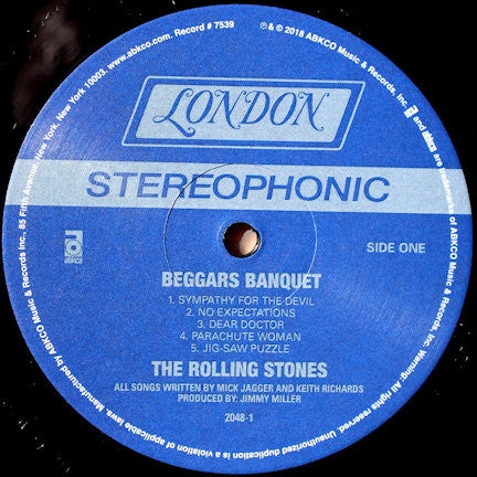 The Rolling Stones : Beggars Banquet (LP, Album, RE)