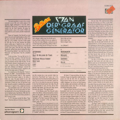 Van Der Graaf Generator : Reflection (LP, Comp)