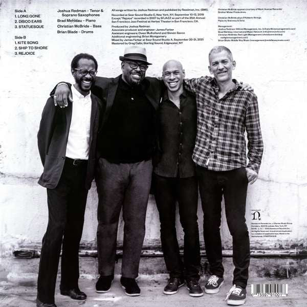 Joshua Redman, Brad Mehldau, Christian McBride, Brian Blade : LongGone  (LP, Album)