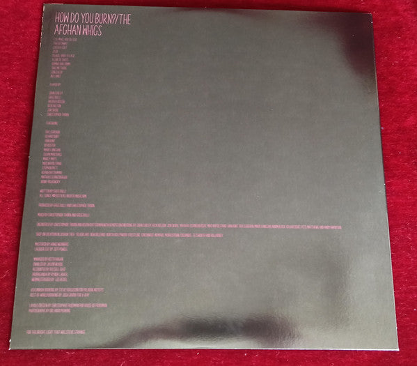 The Afghan Whigs : How Do You Burn? (LP, Album, Ltd, Pin)