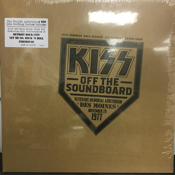 Kiss : Off The Soundboard: Live in Des Moines (2xLP, Album)