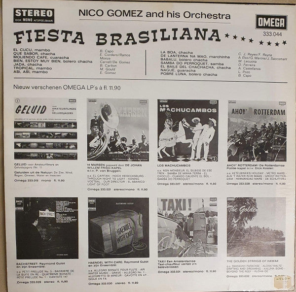 Nico Gomez And His Orchestra : Fiesta Brasiliana (LP, Album)