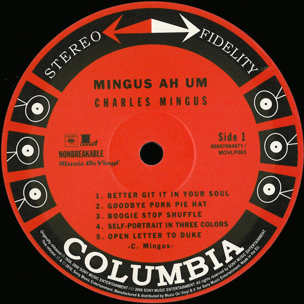 Charles Mingus : Mingus Ah Um (LP, Album, RE, RM, 180)