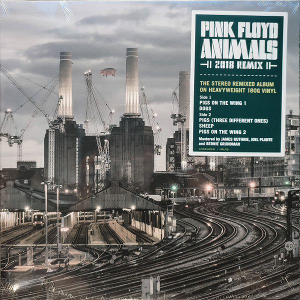 Pink Floyd : Animals (2018 Remix) (LP, Album, Gat)