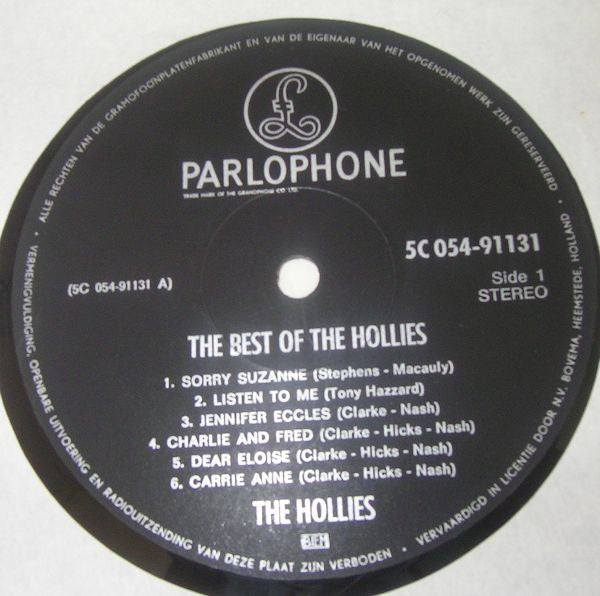 The Hollies : The Best Of The Hollies (LP, Comp)