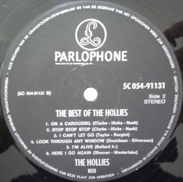 The Hollies : The Best Of The Hollies (LP, Comp)