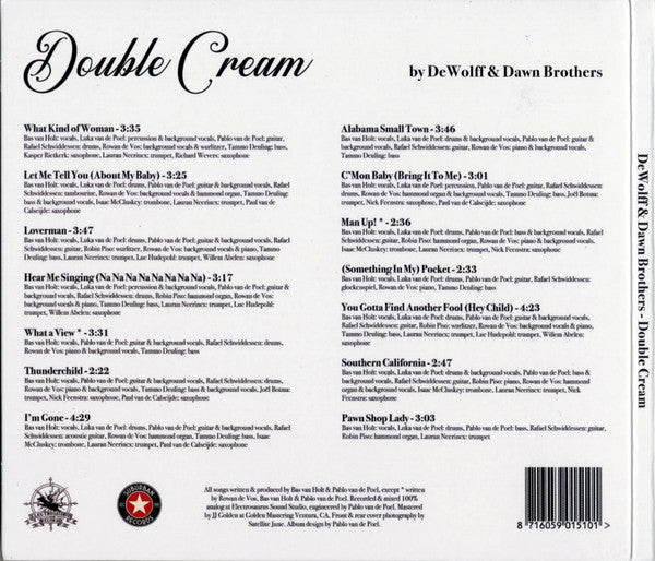 Dewolff & The Dawn Brothers : Double Cream (CD)