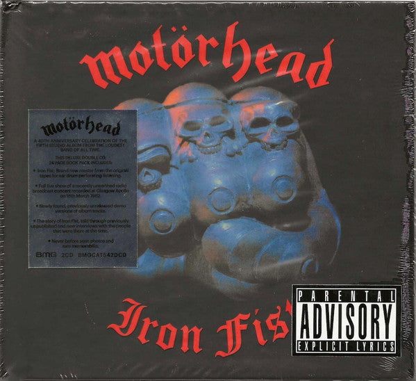 Motörhead : Iron Fist (CD, Album, RE, RM + CD, Album + Dlx, Dig)
