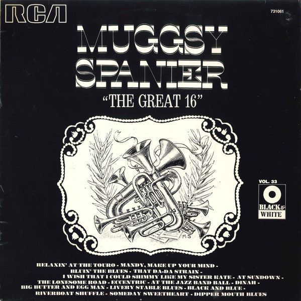 Muggsy Spanier : The Great 16 (LP, Comp, RE)