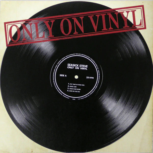 Seasick Steve : Only On Vinyl [Ltd Blue Vinyl] (LP, Album, Ltd)