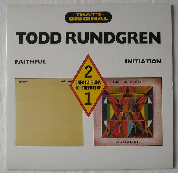 Todd Rundgren : Faithful / Initiation (2xLP, Comp)