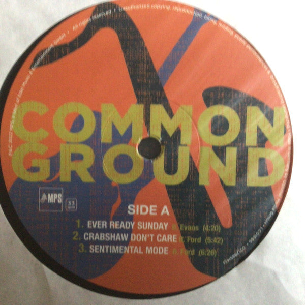 Bill Evans (3), Robben Ford : Common Ground (2xLP, Album)