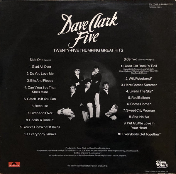 Dave Clark Five* : 25 Thumping Great Hits (LP, Comp, Mono)