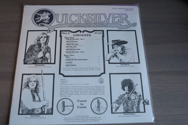 Quicksilver Messenger Service : Happy Trails (LP, Album, RE)