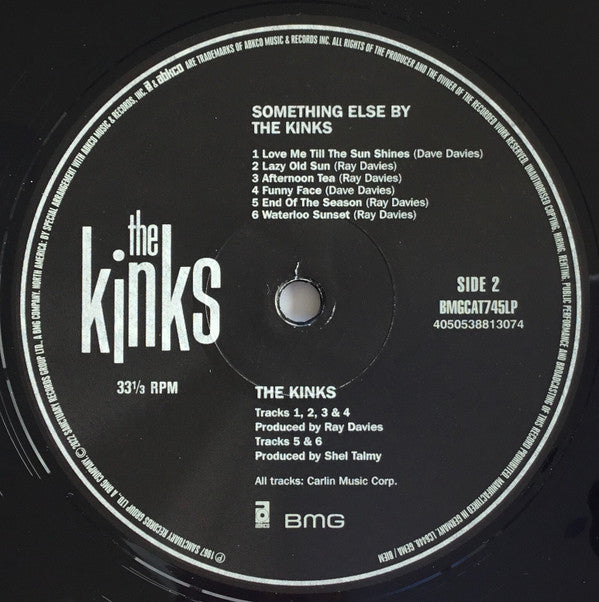 The Kinks : Something Else By The Kinks (LP, Album, Mono, RE)