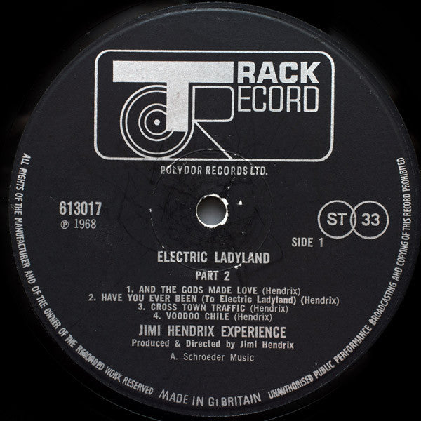 The Jimi Hendrix Experience : Electric Ladyland Part 2 (LP, Album)