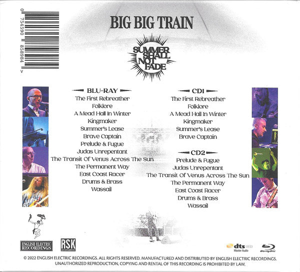 Big Big Train : Summer Shall Not Fade - Live At Loreley (Blu-ray, Multichannel + 2xCD)