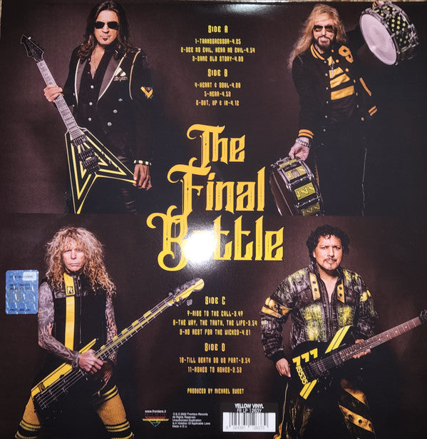 Stryper : The Final Battle (2xLP, Album, Yel)