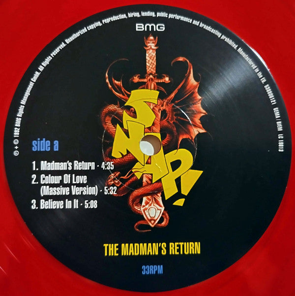 Snap! : The Madman's Return (LP, RM, Ora + LP, RM, Yel + Album, RE, 30t)