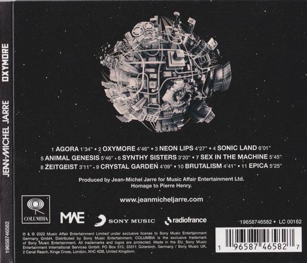 Jean-Michel Jarre : Oxymore (CD, Album)