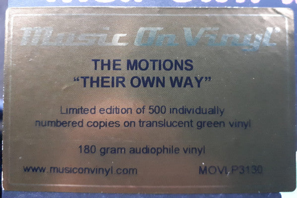 The Motions : Their Own Way (LP, Album, Tra)