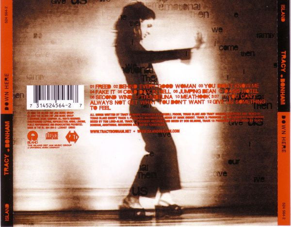 Tracy Bonham : Down Here (CD, Album)