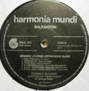 Bulgarian National Choir 'Svetoslav Obretenov' , Dir. Georgi Robev : Grande Liturgie Orthodoxe Slave (En La Basilique Alexandre Newsky De Sofia) (LP, Album, RP, gat)