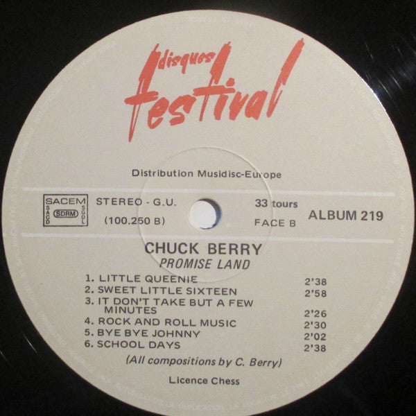 Chuck Berry : Promise Land (Terre Promise) (2xLP, Comp, Gat)