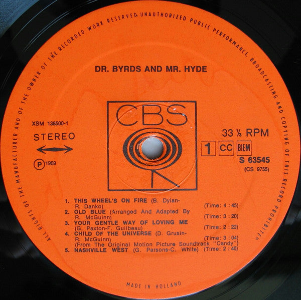 The Byrds : Dr. Byrds & Mr. Hyde (LP, Album)