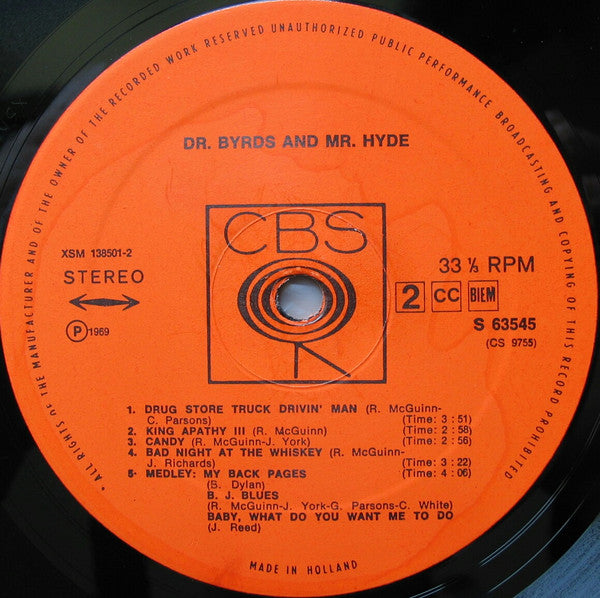 The Byrds : Dr. Byrds & Mr. Hyde (LP, Album)