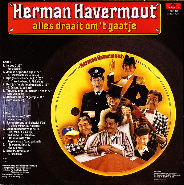 Herman Havermout : Alles Draait Om 't Gaatje (LP, Album)