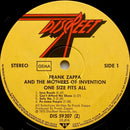 Frank Zappa And The Mothers : One Size Fits All (LP, Album, Gat)