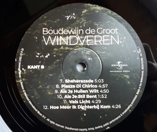 Boudewijn de Groot : Windveren (LP, Album)