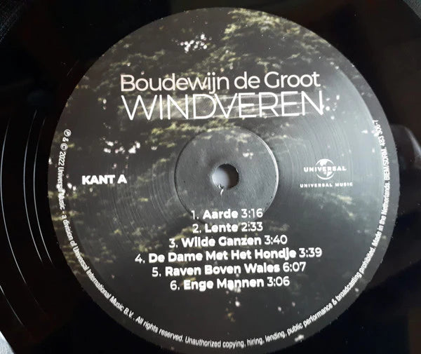 Boudewijn de Groot : Windveren (LP, Album)