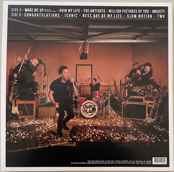 Simple Plan : Harder Than It Looks (LP, Album, Ltd, Blu)