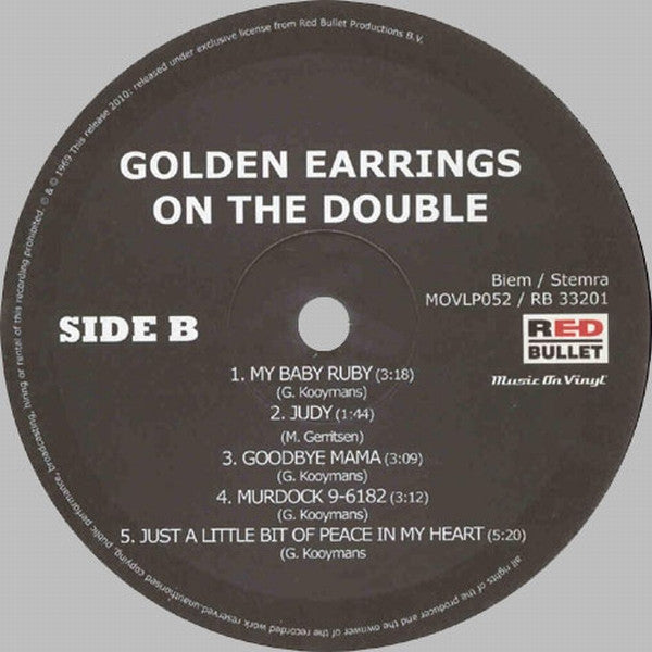 Golden Earring : On The Double (2xLP, Album, RE)