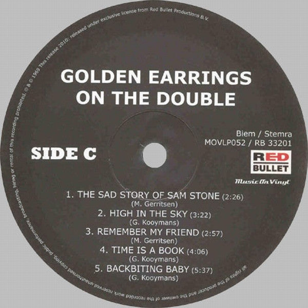 Golden Earring : On The Double (2xLP, Album, RE)