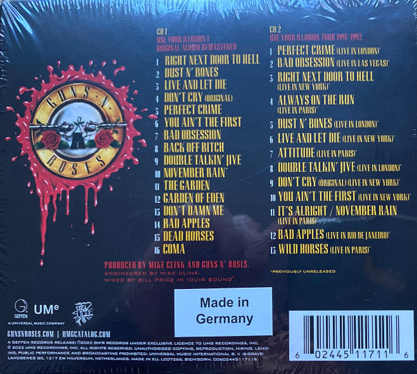 Guns N' Roses : Use Your Illusion I (2xCD, Album, Dlx, RM, Dig)